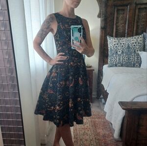 Coconinno XS Strawberry Thief Corduroy Dress